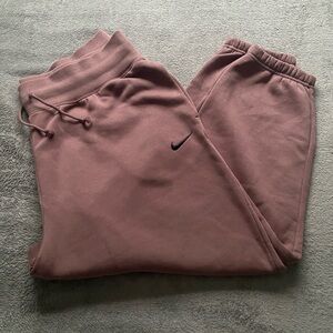 Oversized fit phoenix fleece Nike Sweatpants - rose Pink